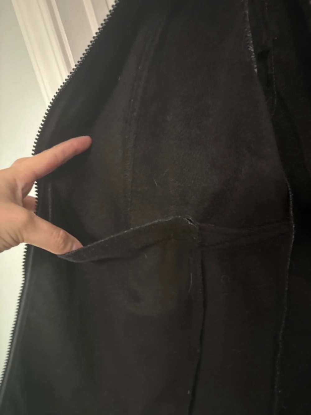 Free Country Black Fleece Jacket - Picture 3 of 4
